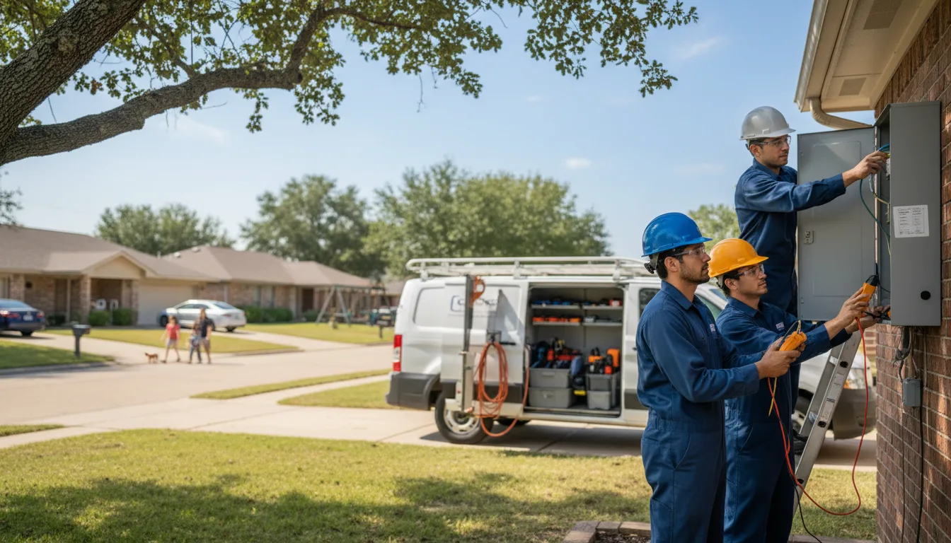 Certified electrician providing emergency electrical services in Richland, NY